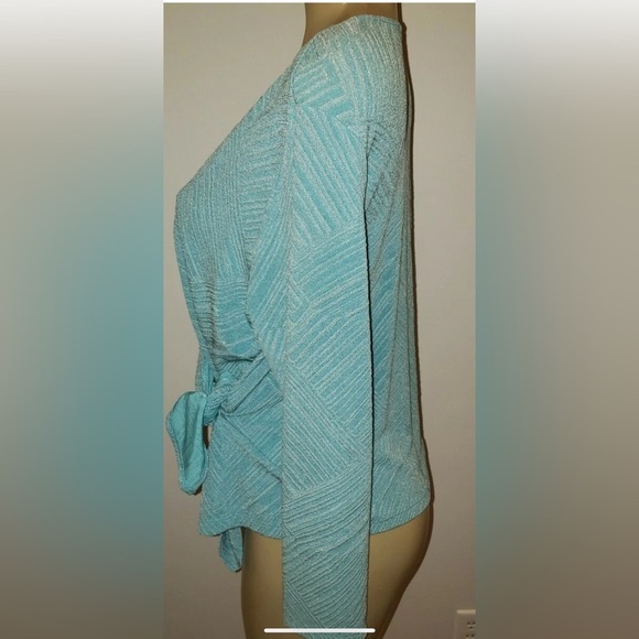 Citiknits Bluewrap Blouse Size 1X - Picture 5 of 6